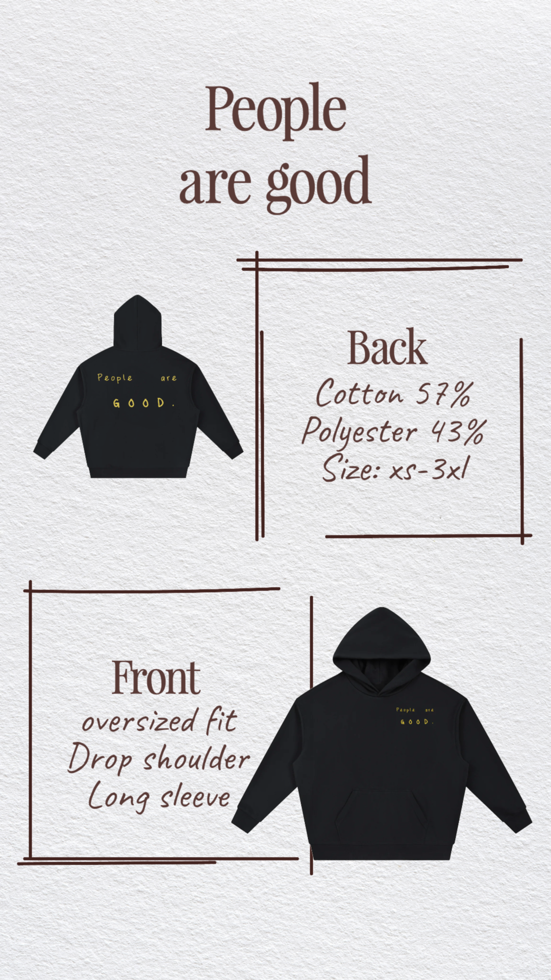 People Are GOOD – Hoodie